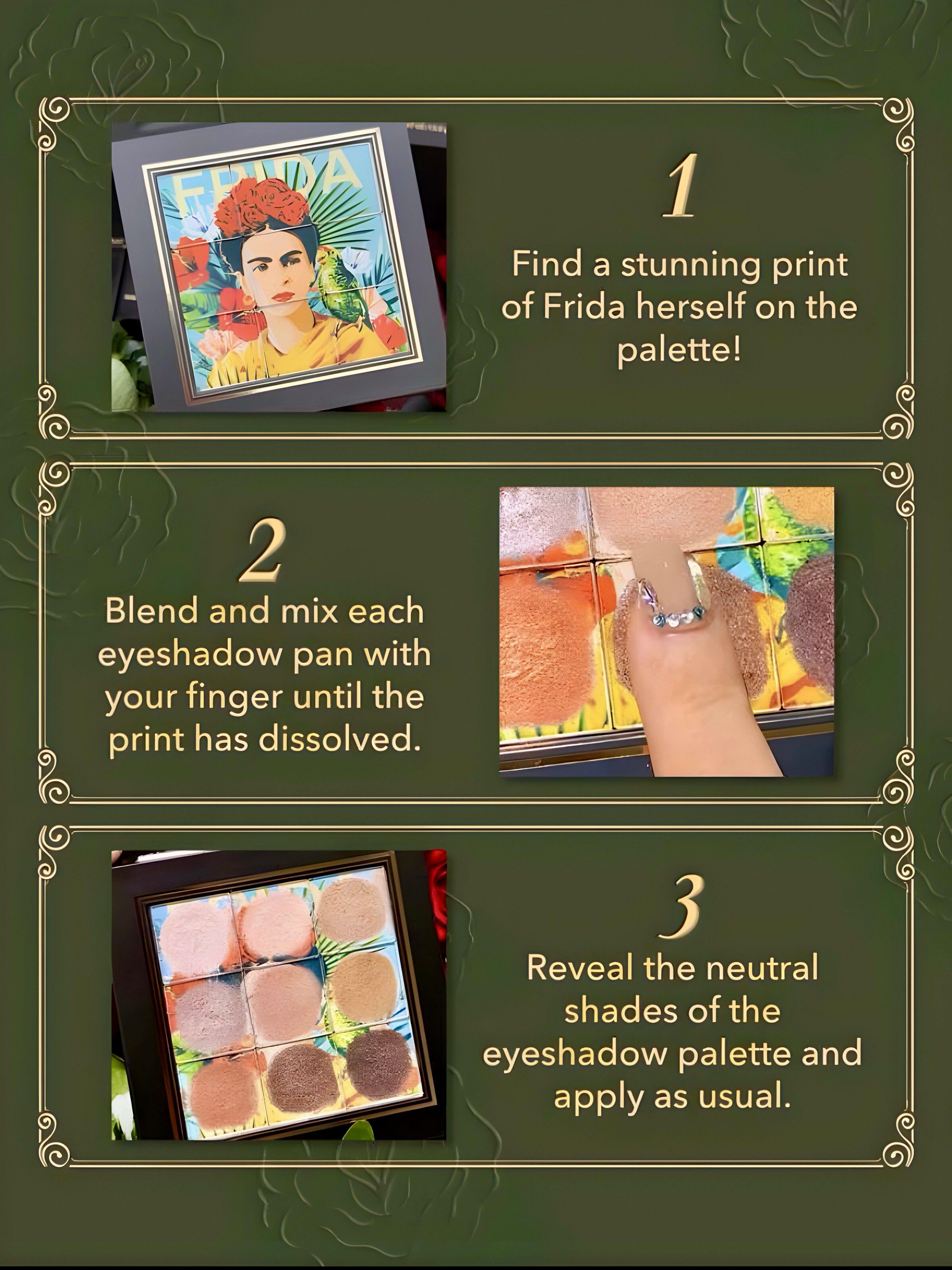 SHEGLAM X PALETA DE SOMBRAS DE OJOS FRIDA KAHLO MASTERPIECE