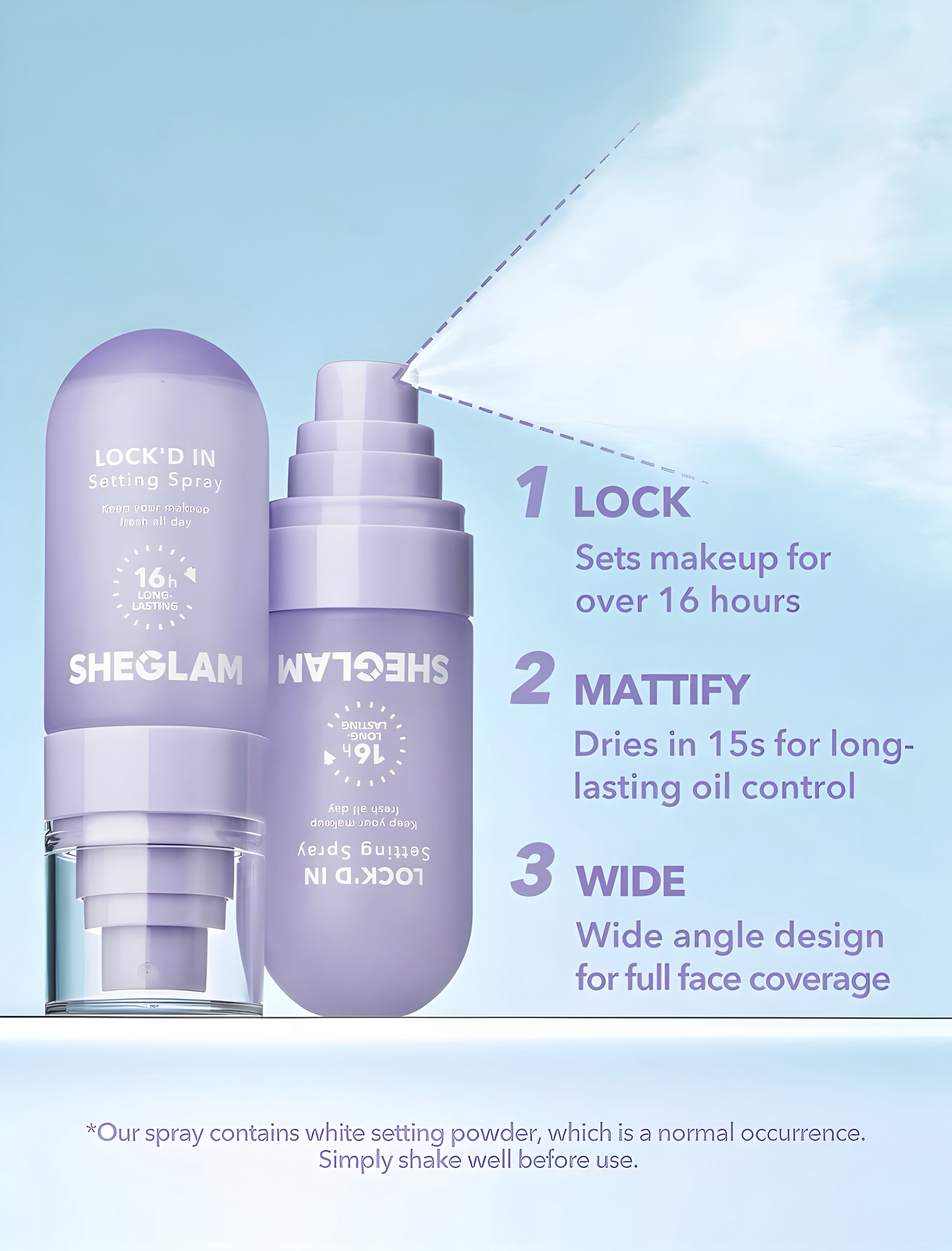 SHEGLAM SPRAY FIJADOR LOCK'D IN