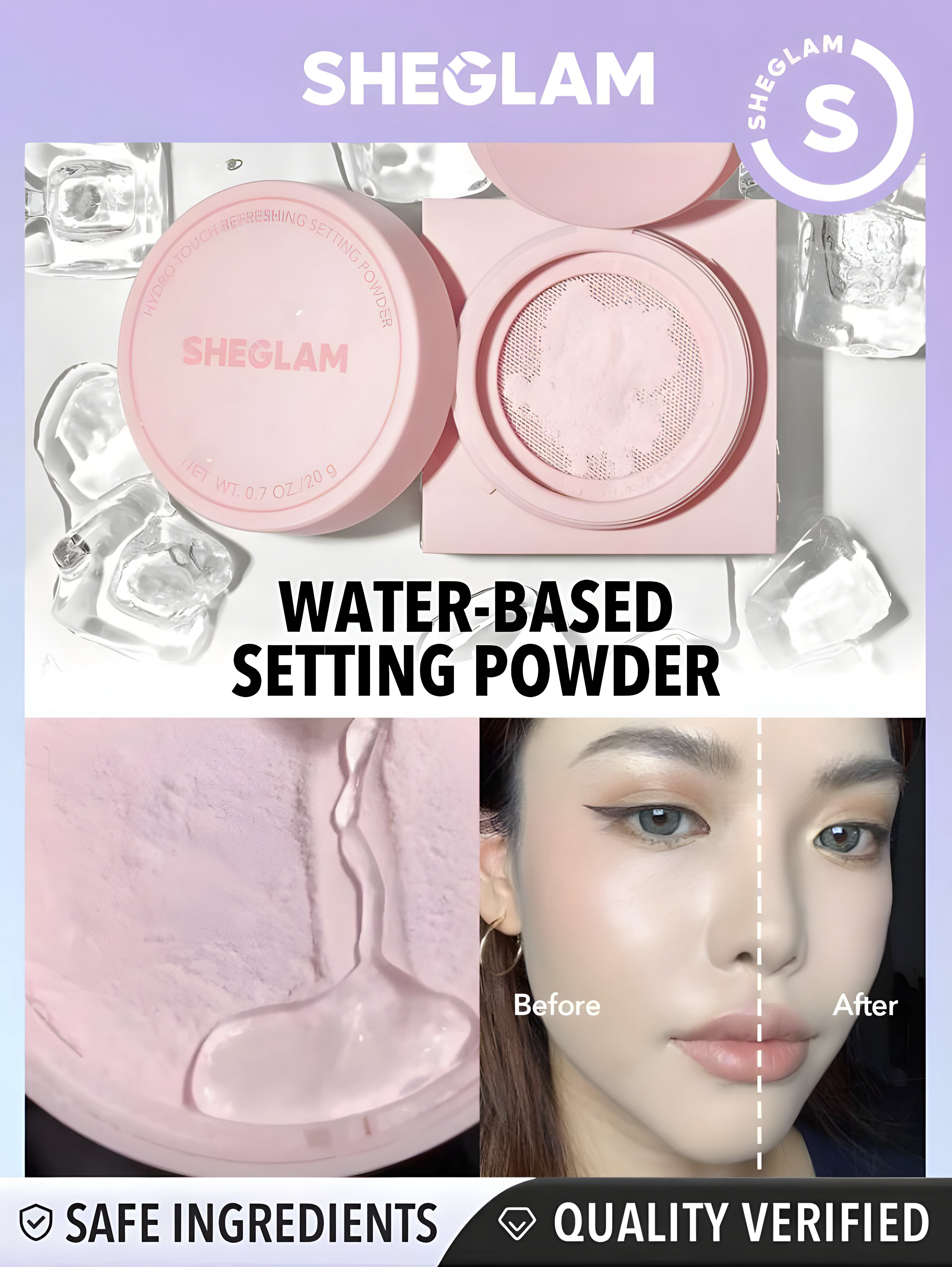 SHEGLAM POLVO FIJADOR REFRESCANTE HYDRO-TOUCH