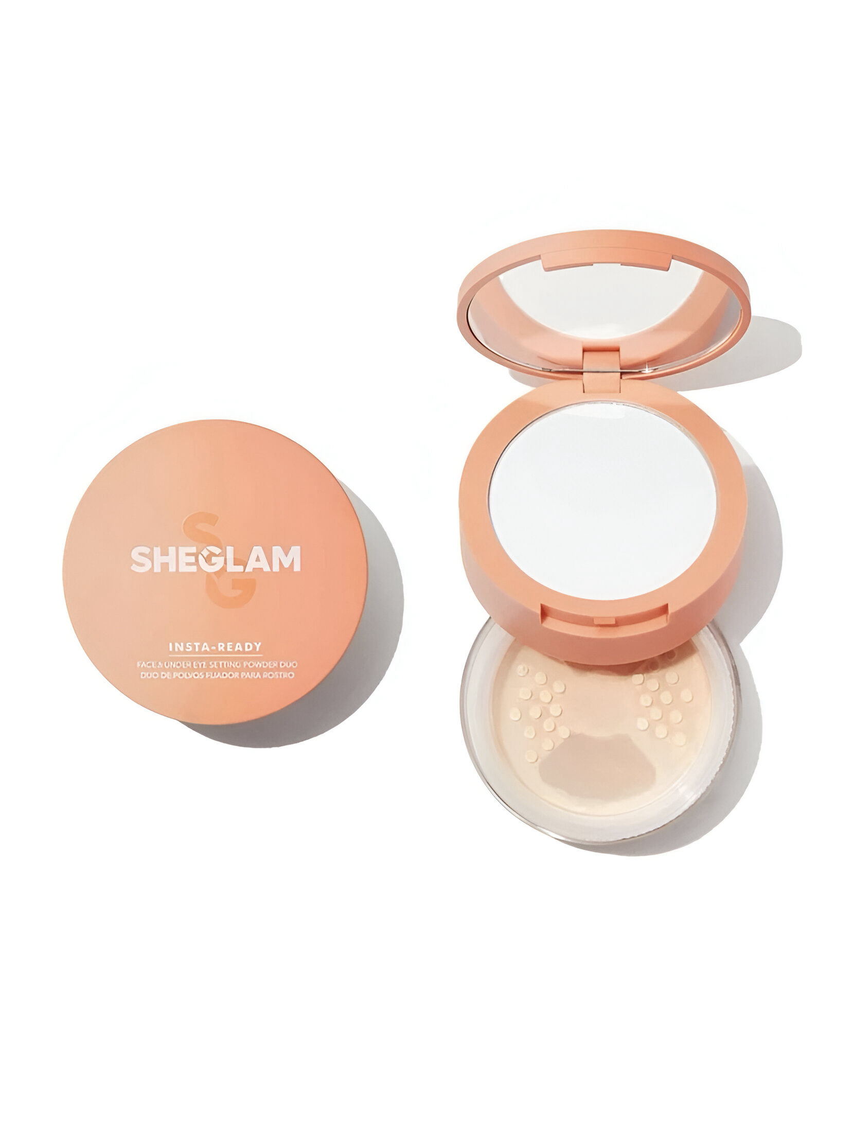 SHEGLAM POLVO FIJADOR DUO PARA ROSTRO Y OJOS INSTA-READY