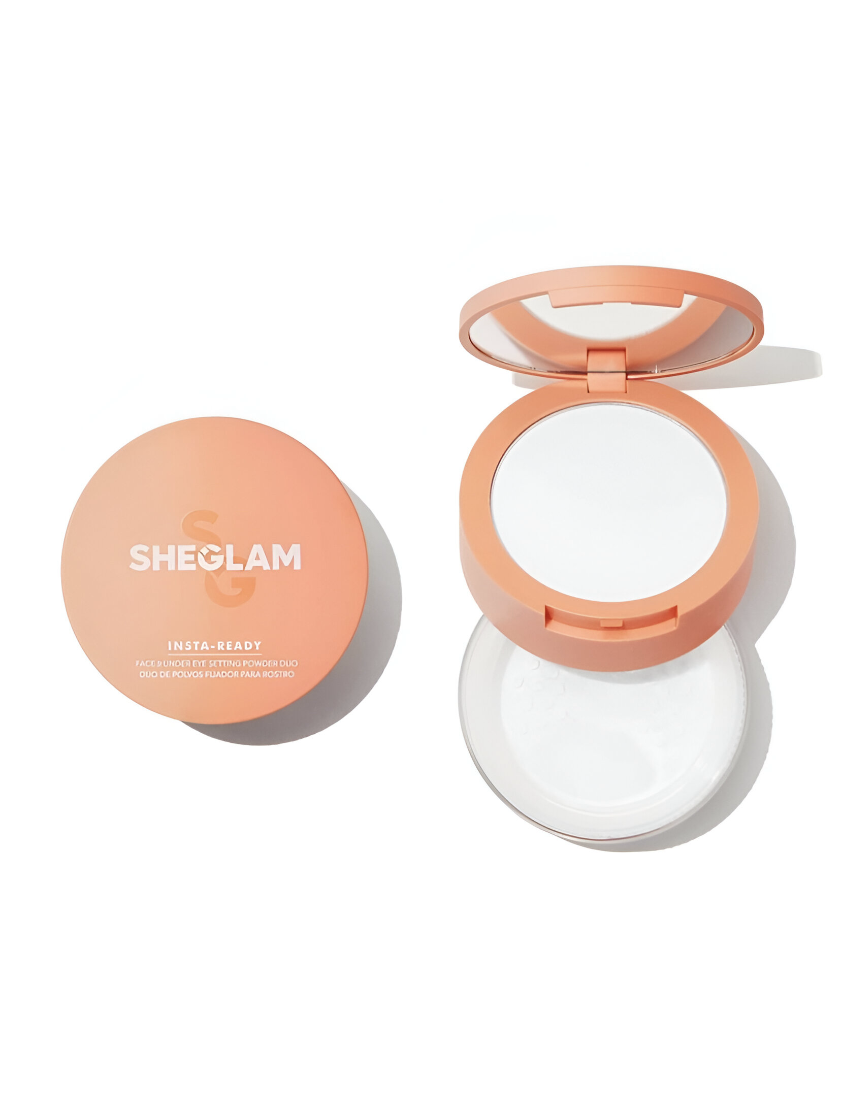 SHEGLAM POLVO FIJADOR DUO PARA ROSTRO Y OJOS INSTA-READY