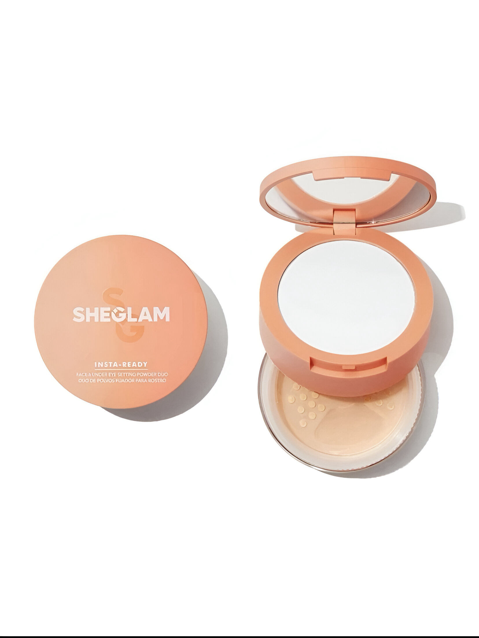 SHEGLAM POLVO FIJADOR DUO PARA ROSTRO Y OJOS INSTA-READY