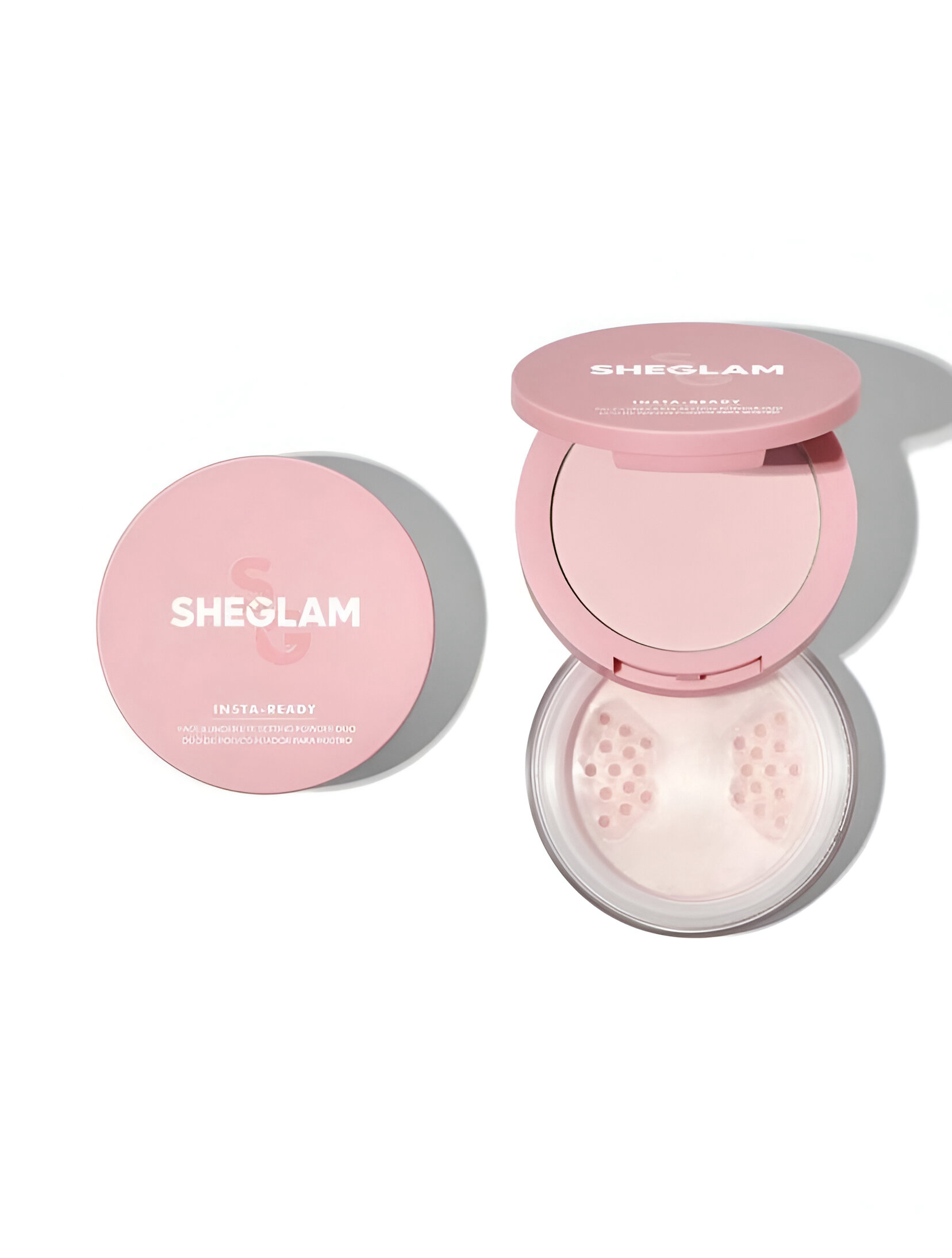 SHEGLAM POLVO FIJADOR DUO PARA ROSTRO Y OJOS INSTA-READY