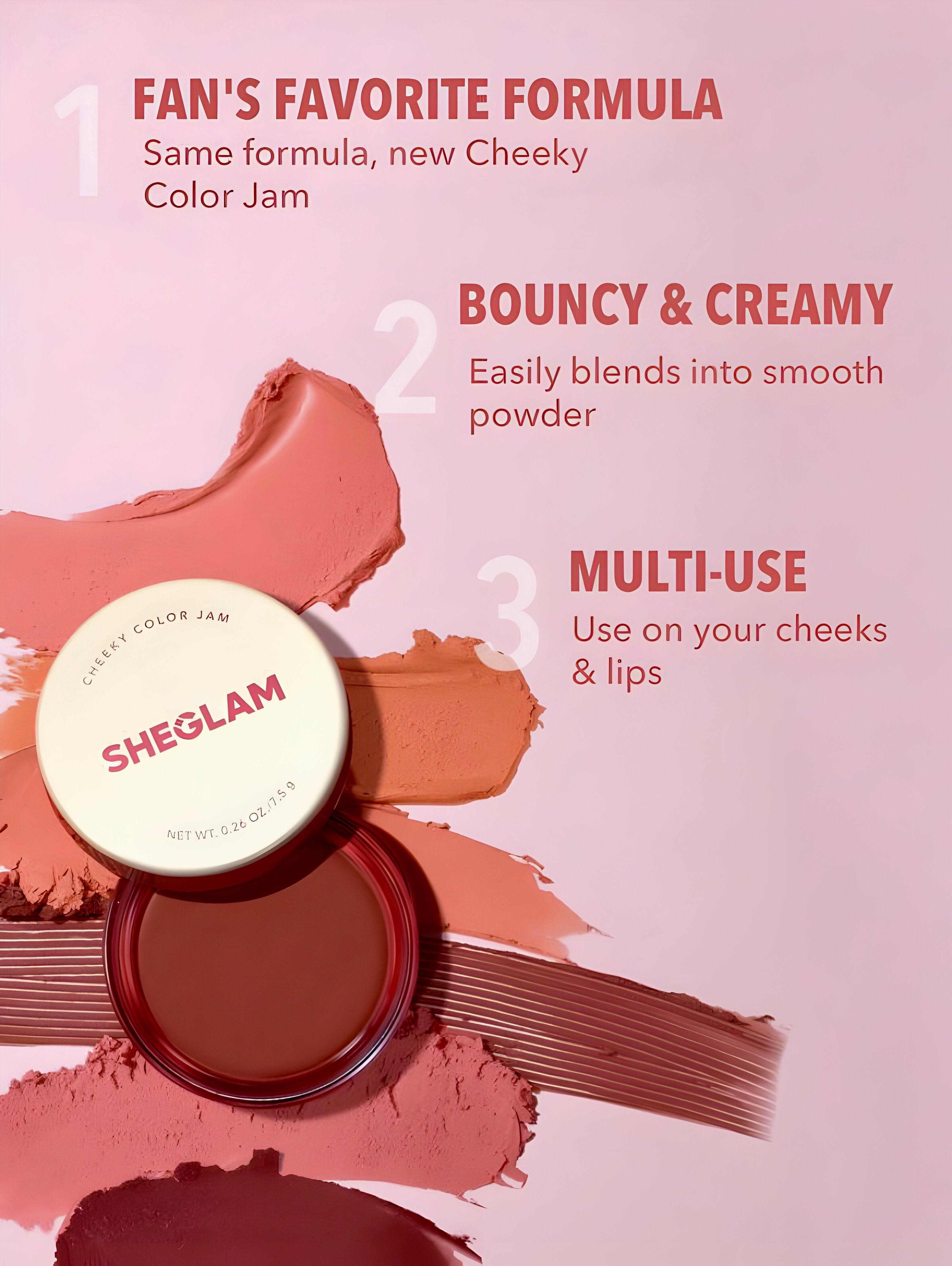 SHEGLAM BLUSH CHEEKY COLOR JAM