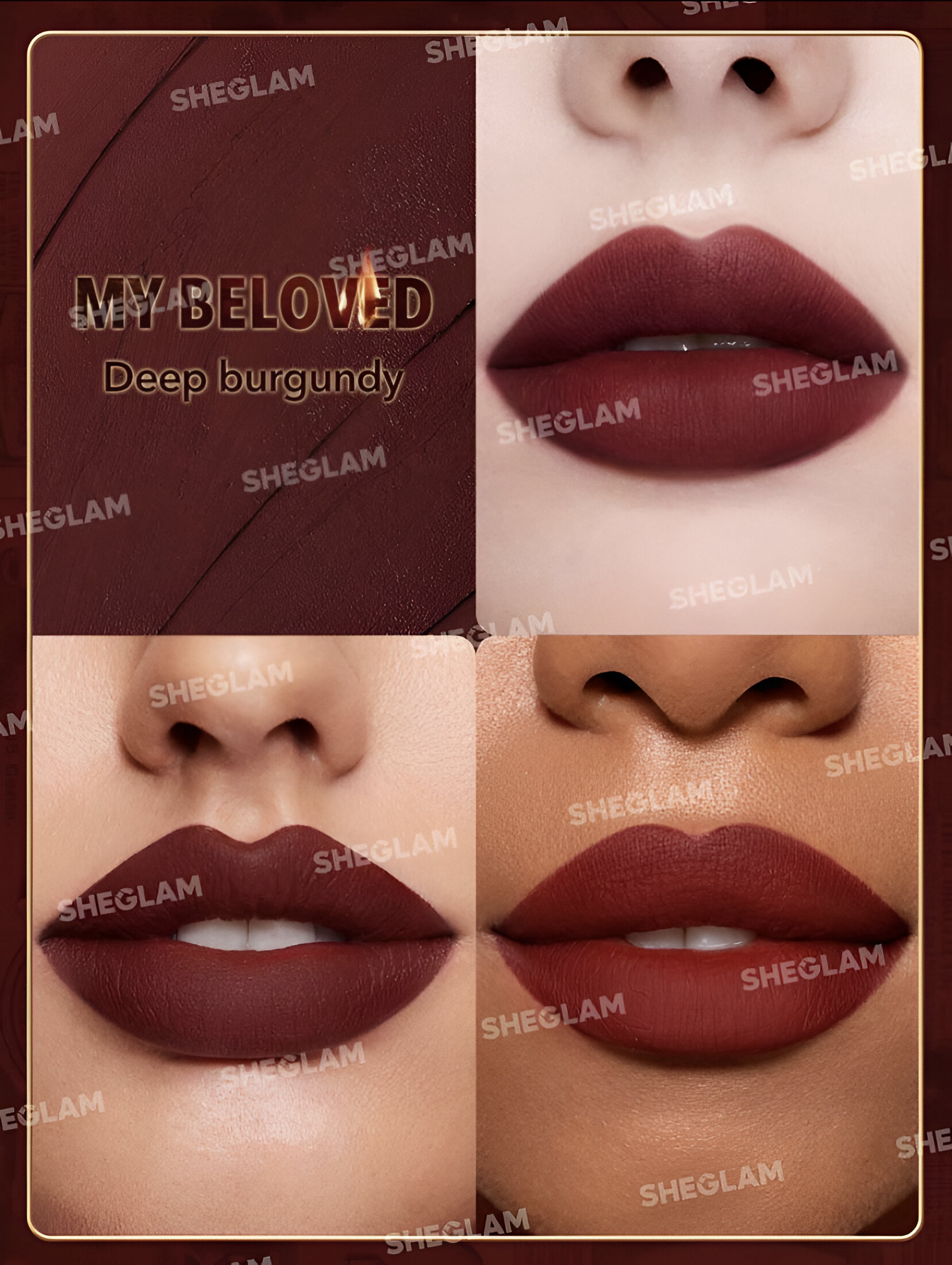 SHEGLAM DYNAMATTE BOOM LONG-LASTING MATTE LIPSTICK EMBER ROSE